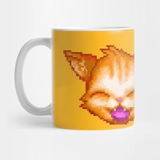 HappyCat Pixel Art Mug